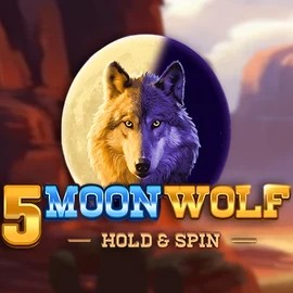 5 Moon Wolf slot logo by Apparat Gaming at Roibets Casino5 Moon Wolf