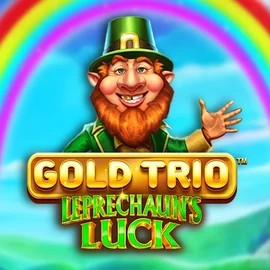 Gold Trio Leprechaun's Luck logo – Slots by Playtech at Roibets Casino