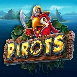 Pirots slot logo by ELK Studios at Roibets CasinoPirots