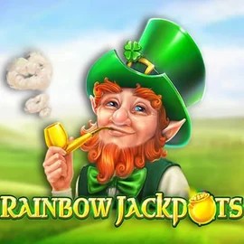 Rainbow Jackpots online game logo by Red Tiger Gaming on roibetscasino.co.nl