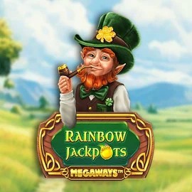 Rainbow Jackpots Megaways logo by Red Tiger Gaming Roibets Casino
