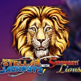 Stellar Jackpots with Serengeti Lions slot icon by Lightning Box Game, available at Roibets Casino